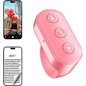Phone Scrolling Ring, Pink